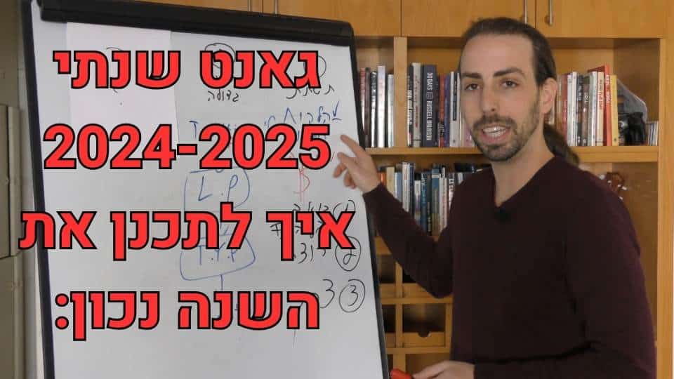 גאנט שנתי 2024-2025 להורדה, כלי חשוב לתכנון שנת העבודה והפרויקטים.